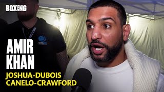 quotCanelo Seems Scared To Fight Crawfordquot  Amir Khan [upl. by Immak]