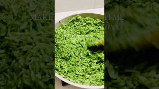 Spinach rice  healthy dinner recipe 🍵 recipe song bollywood love food youtube foodblogger [upl. by Rehtnug]