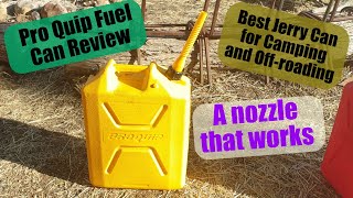 Jerry can review  Unleaded amp Diesel fuels PROQUIP [upl. by Vanden]