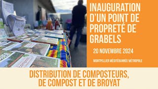 inauguration dun point de propreté à Grabels 20 NOV [upl. by Tace736]