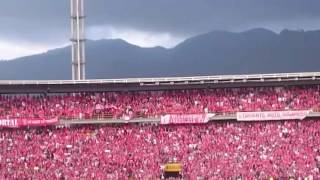 espectacular triunfo del America de Cali Celebración del 30 Equidad vs America Estadio Campin [upl. by Zeralda]