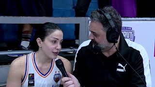 Women Lebanese Basketball Championship 20232024  BEIRUT VS RIYADI [upl. by Esmerelda]