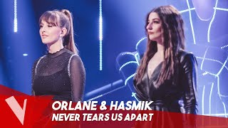 Bishop Briggs  Never tear us apart ● Orlane amp Hasmik  Duels  The Voice Belgique Saison 9 [upl. by Shaughnessy]