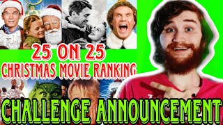 25ON25 Christmas Movie Community Challenge Announcement [upl. by Ellecrag]