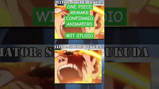 The One Piece Remake Animators WIT Studio onepiece theonepiece witstudio [upl. by Adnuahsor]