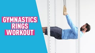 Gymnastic Rings Workout for Beginners to Ring Training [upl. by Ettenahs334]