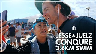 The Busselton Jetty Swim 2019  Jesse amp Juelz [upl. by Ayoj]