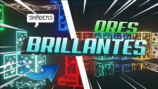 😱ORES BRILLANTES para minecraft pe 120🟩 GLOWING ORES texture pack por MCPE shadersMUICHU [upl. by Arundel323]