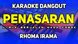 PENASARAN KARAOKE NADA PRIA RHOMA IRAMA  DANGDUT ORGEN TUNGGAL [upl. by Mafala]