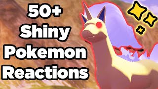 50 Shiny Pokemon Reactions in Legends Arceus [upl. by Kcirddehs307]