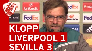 Jurgen Klopps PostMatch Press Conference  UEL Final  Liverpool 13 Sevilla [upl. by Huskamp]