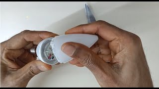 Opening Philips E14 LED Bulb DIY [upl. by Aivon948]