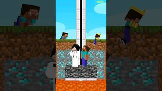 Good Poor Vs Bad Rich Bedrock Mystery Trap Sisyphus  Minecraft best animation sad shorts [upl. by Oicanata]