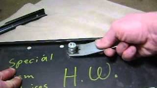 Haworth desk lock paddle style replace [upl. by Gerladina320]