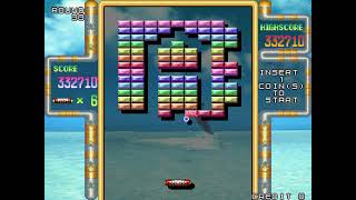 Arcade Arkanoid Returns playthrough [upl. by Yltnerb956]