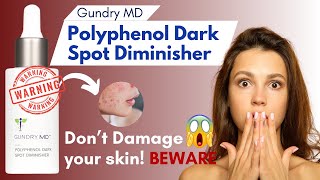 Gundry MD Polyphenol Dark Spot Diminisher Review 😨  ❌WATCH BEFORE BUYING❌ [upl. by Maxy]