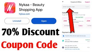 nykaa coupon code  Nykaa new coupon code  nykaa coupons [upl. by Barbara467]