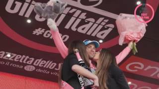 La premiazioni della nuova Maglia Rosa Vincenzo Nibali [upl. by Esmeralda]