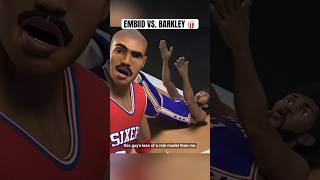 Joel Embiid plays Sixers Charles Barkley 1v1 👀 [upl. by Bertolde]