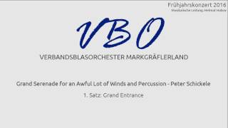 Peter Schickele Grand Serenade for an Awful Lot of Winds and Percussion  1 Grand Entrance [upl. by Saideman]