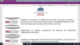 29 Ordenanzas del Nuevo Diseño Curricular MATERIAL DE ESTUDIO CONCURSO DE OPOSICION DOCENTE 2021 [upl. by Kersten]
