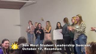 2024 Sun West Student Leadership Seminar  Motivational Activities [upl. by Haines]