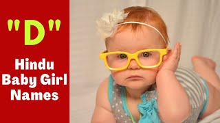 Hindu Girl Names starting with quotDquot  quotDquot letter baby girl names  Baby book names channel [upl. by Marolda]