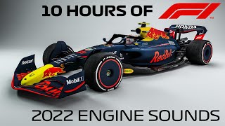 F1 Engine Sounds  10 Hours of Soothing V6 TurboHybrid Onboard ASMR [upl. by Nnov]