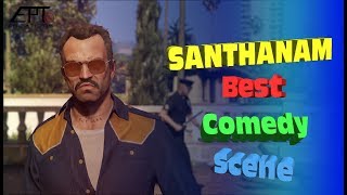 Santhanam Kanden Kadhalai Comedy GTA V Version [upl. by Adnilam]