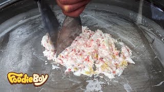 철판 아이스크림 Ice Cream RollFried Ice Cream  Korean Street Food  서울 노원 악마의 레시피 [upl. by Ruperto]