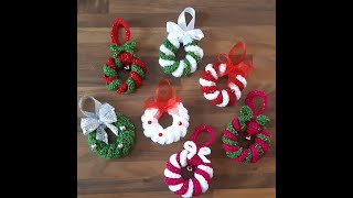 Mini ghirlande alluncinetto🎄🧶  Tutorial completo [upl. by Elledoj885]