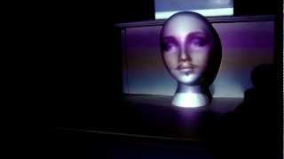 Projection Mapping  Face Experiment [upl. by Bocaj]