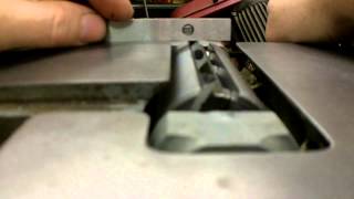 Setting Jointer Knives on a Rockwell 4quot Jointer [upl. by Ardnatal73]