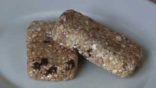 Bodylab fitnessopskrifter karamelbanan proteinbar [upl. by Pillsbury570]