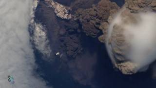 ISS020 Saraychev Peak Eruption [upl. by Ethe]