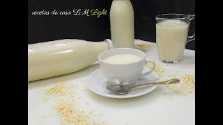 CÓMO HACER LECHE DE AVENA  LECHE VEGETAL  RECETA FÁCIL Y RÁPIDA [upl. by Arracot534]