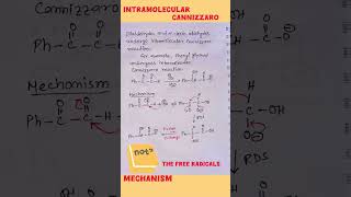 Intramolecular Cannizzaro reaction mechanism cannizzaroreaction jee neet boardexam [upl. by Towbin]