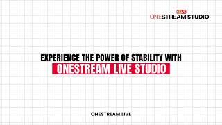 Optimize Your Live Experience Introducing OneStream Live Studio [upl. by Annotahs542]