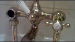 HANDYMAN checking the valve seats on OLD Bath TAPS DIY repair [upl. by Merralee]