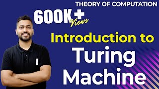 Lec56 Introduction to Turing Machine and its Definition in Hindi  TOC [upl. by Ecirpak]