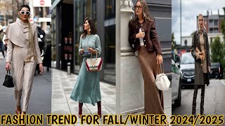 TOP 5 FASHION TRENDS for FallWinter 20242025 Runway Recap amp MustHaves [upl. by Erdrich293]