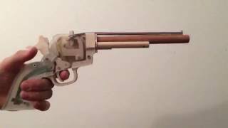 Slomo single action rubber band gun [upl. by Simmons833]