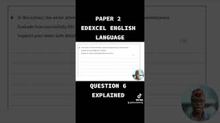 EDEXCEL ENGLISH LANGUAGE PAPER 2  QUESTION 6 gcseenglish edexcelenglish gcsetips studywithme [upl. by Sara-Ann]