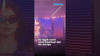 HAH DUA LIPA BATALIN KONSER DI JAKARTA fyp viral esenssasi podcast dualipa radicaloptimism [upl. by Eidassac]