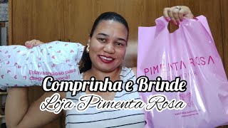 COMPRINHAS E BRINDE DA LOJA PIMENTA ROSA [upl. by Annaoj919]