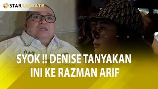 LAGI BAHAS MEDINA ZEIN DENISE CHARIESTA NEKAT TANYAKAN HAL PRIVASI KE RAZMAN ARIF   STAR UPDATE [upl. by Maher983]