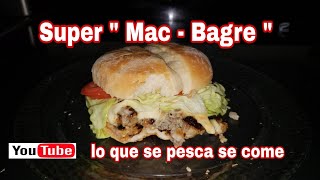 Hamburguesa de pescado quot Bagre de mar quot  receta [upl. by Suilmann]