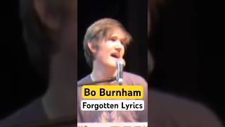 Forgotten Bo Burnham Lyrics from “Ironic”  boburnham funny musicalcomedy [upl. by Ayojal]