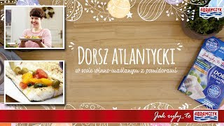 Dorsz atlantycki w sosie winnomaślanym z pomidorami [upl. by Nywra1]