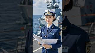 A female sailor from the Chinese Navy lyrics music chill song sad vietsub dreamy roses [upl. by Laven]